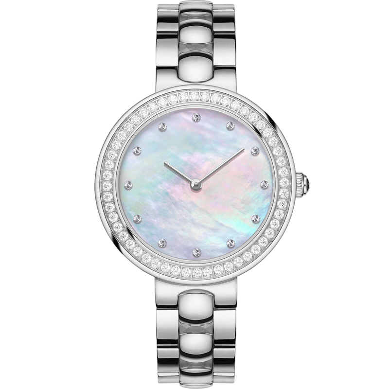 Crystal quartz watch